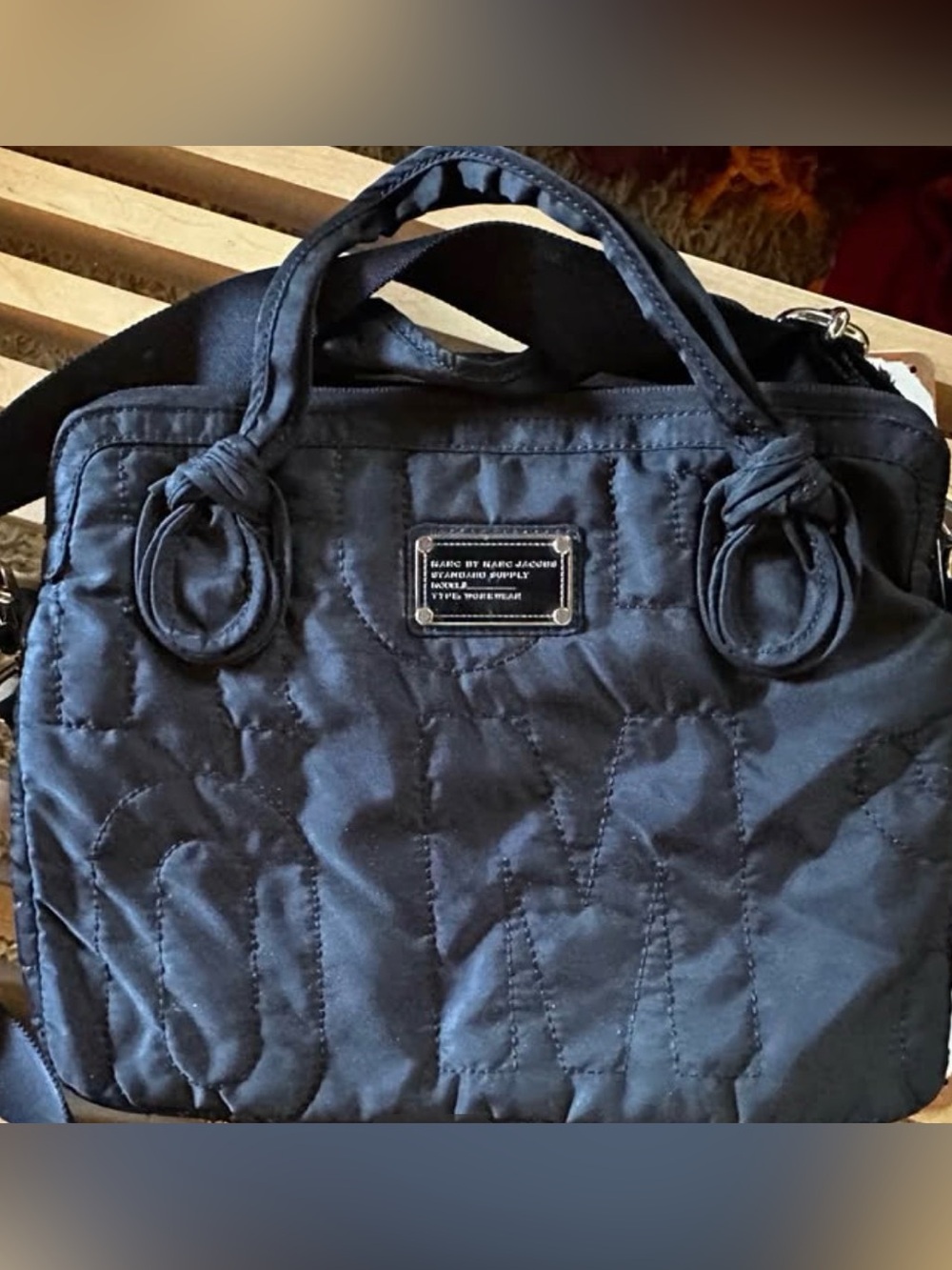 Marc Jacobs Quilted Nylon 13” Laptop Case